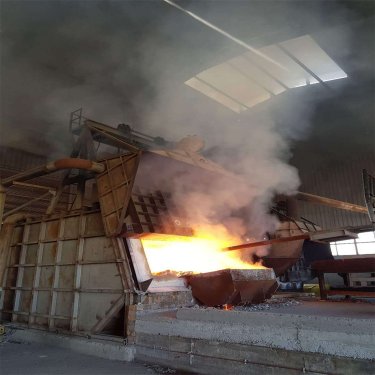 龙卷风2吨中频电炉除尘器吸尘罩固定移动旋风罩厂家设计理念